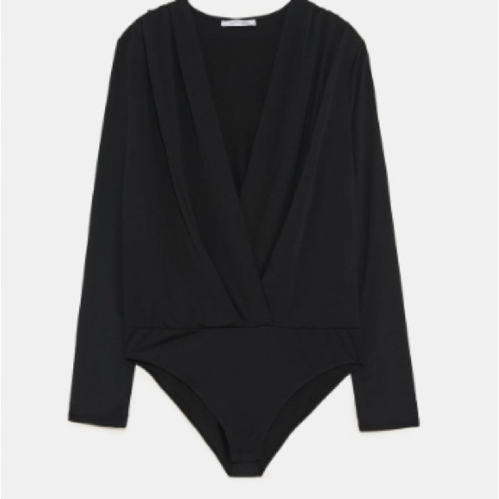 NWT Zara Long Sleeve Bodysuit